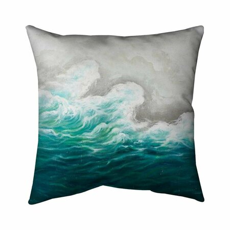 BEGIN HOME DECOR 20 x 20 in. Seaside-Double Sided Print Indoor Pillow 5541-2020-CO58